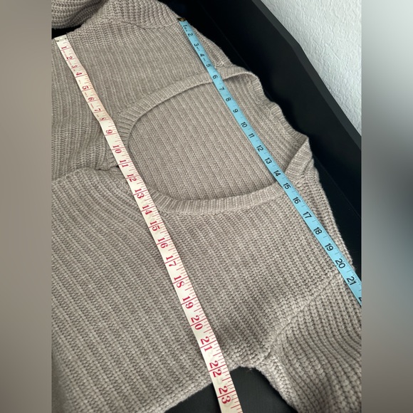 Knit Long Cardigan Sweater XL/1XL Italian Chunky Knit Long Cardigan - Picture 12 of 14